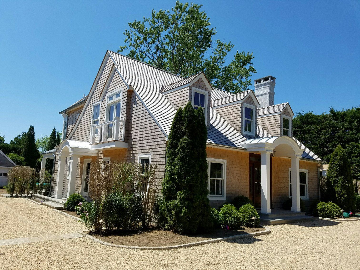 Home with dormer construction